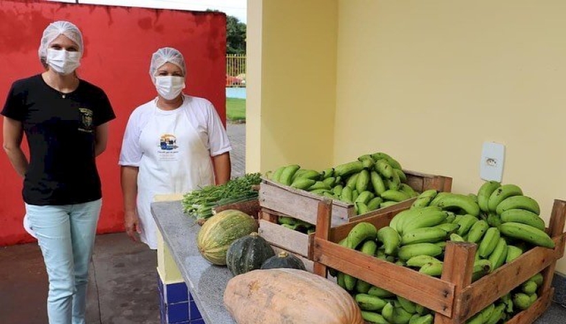 Merenda Escolar com produtos da Agricultura Familiar Peixotense