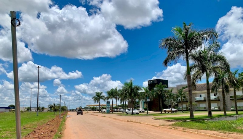 Iluminação de LED para entrada e saída de Matupá