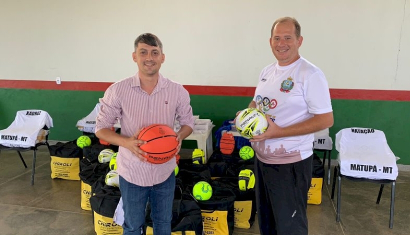 Emenda parlamentar garante materiais esportivos para Olimpíadas Escolares