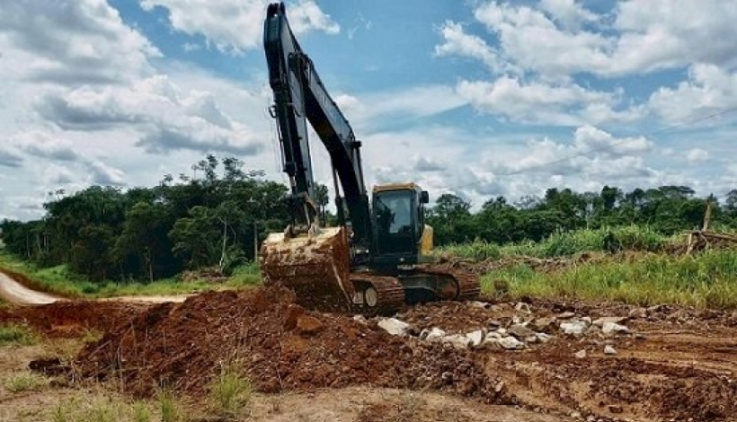 E-60 continua recebendo atenção da Secretaria de Obras