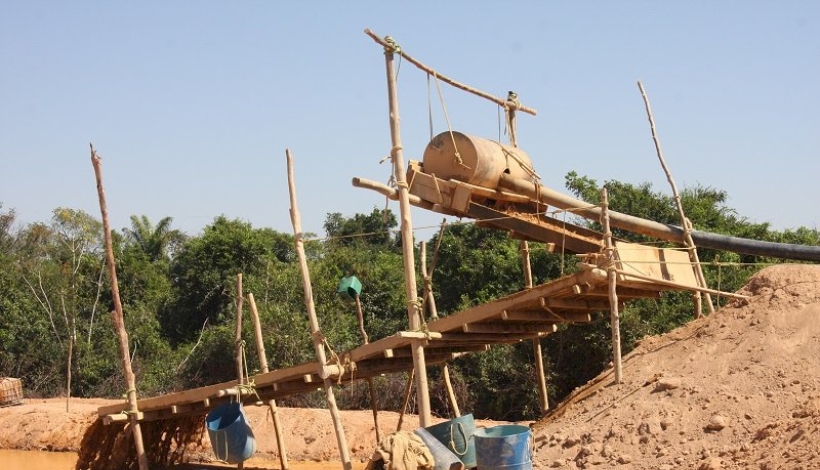 MPF investiga suposto garimpo de extração ilegal de ouro no município de Novo Mundo 