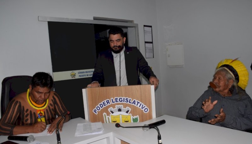 Caciques e Lideranças Indígenas participam de audiência pública em Peixoto