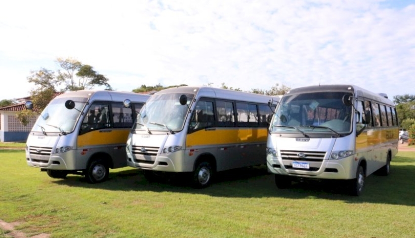 Agora são 13 ônibus escolares adquiridos pela SME de Guarantã do Norte