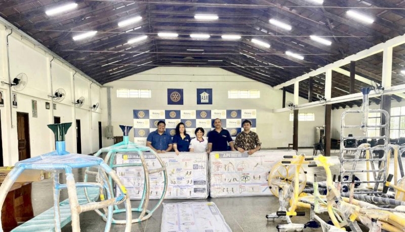 Rotary viabiliza 01 Academia ao Ar Livre e 02 Parques Infantis 