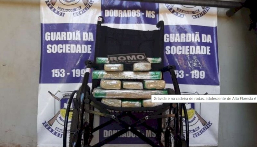 Adolescente de Alta Floresta é flagrada no Mato Grosso do Sul pela 3ª vez com droga