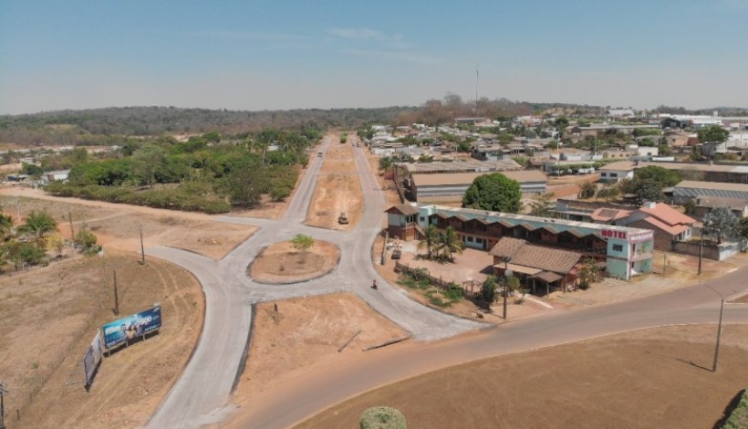 Avenida Rio Grande do Sul está com novo visual em Terra Nova do Norte