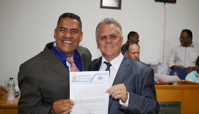 Caçula é empossado vereador de Peixoto de Azevedo