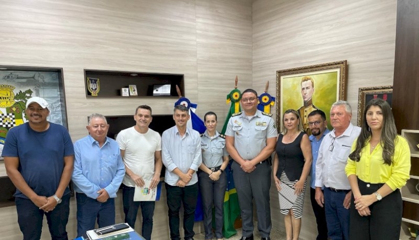 Prefeito e Vereadores buscam maior investimento em segurança pública