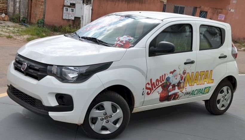 Domingo tem carro 0 Km e mais 50 prêmios do Natal com ACIPA é Show