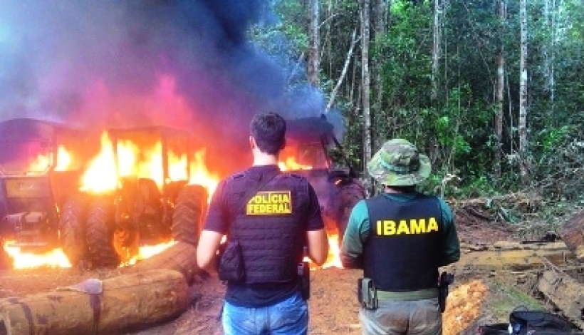 Maquinário queimado