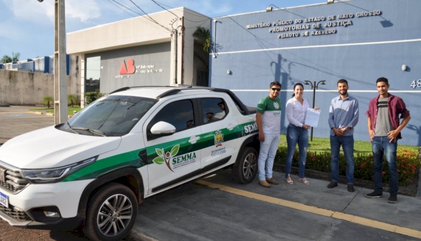 SEMMA de Peixoto de Azevedo recebe veículo 0 Km através do MPE