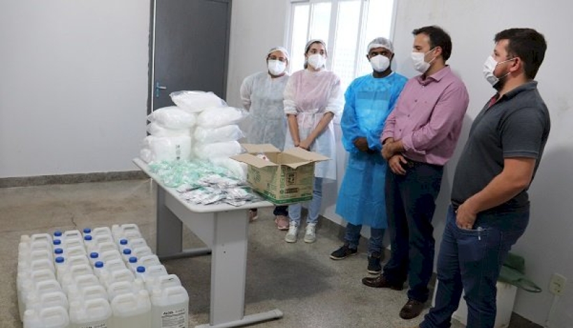 APA faz entrega de materiais e EPIs ao Centro de Triagem da Covid-19 Peixotense