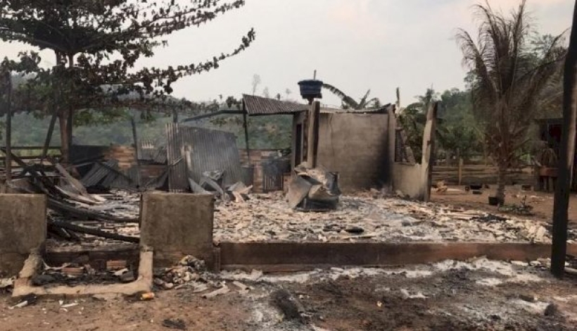 Criança morre queimada, vitima brincava com isqueiro no quarto da casa