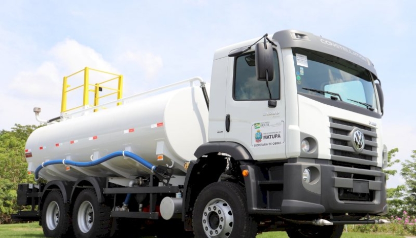 Matupá passa a contar com caminhão pipa 0 km
