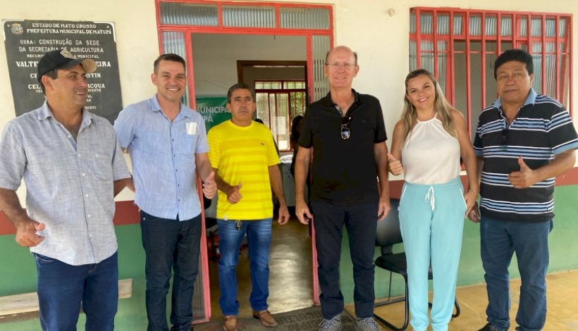 Deputado Carlos Avalone visita Matupá