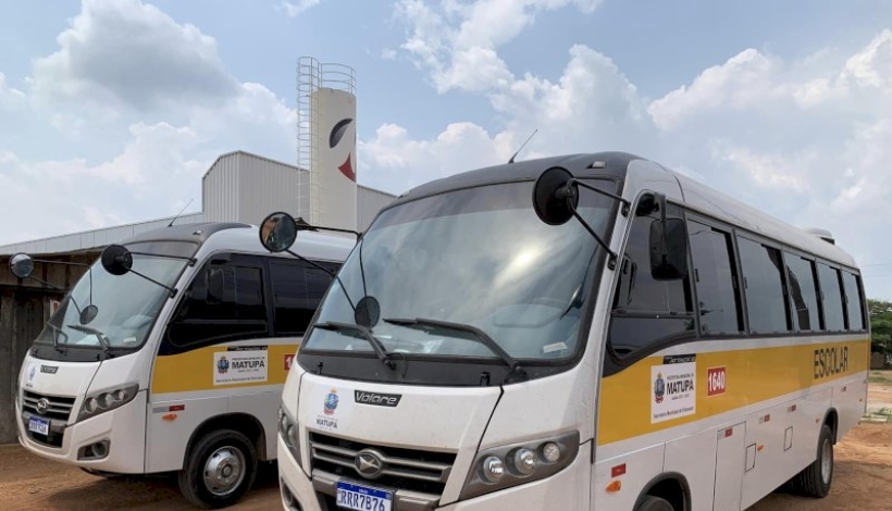 25 ônibus farão transporte de alunos Matupaenses