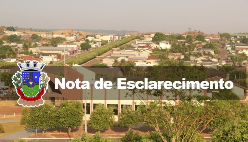 Secretário de Educação de Nova Santa Helena publica Nota de Esclarecimento