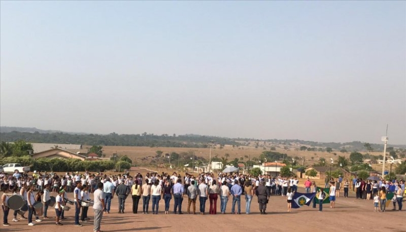 Ato Cívico marca a Semana da Pátria em Nova Santa Helena