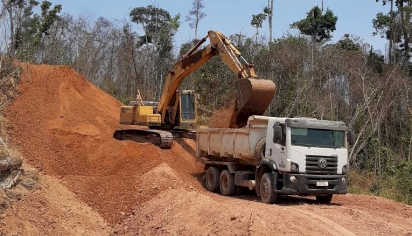 Mais de 30 km do Travessão 3 do PA Cachimbo I são revitalizados