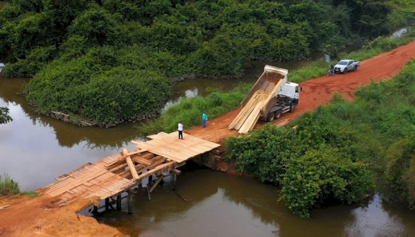 Ponte do Rio Piranha deverá ser liberada para o trânsito esta semana