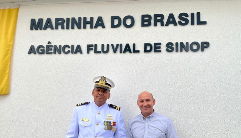 Peixoto esteve presente na Ativação da Agência Fluvial de Sinop-MT