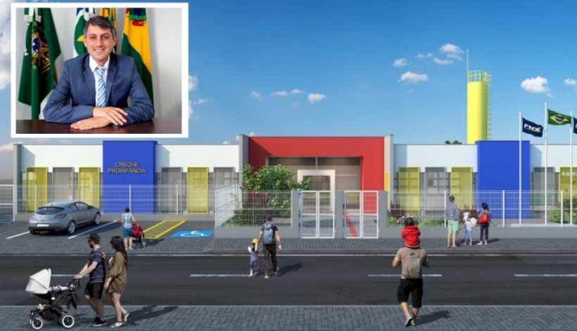 FNDE: Prefeito Bruno Mena viabiliza nova creche no valor de R$ 5 milhões