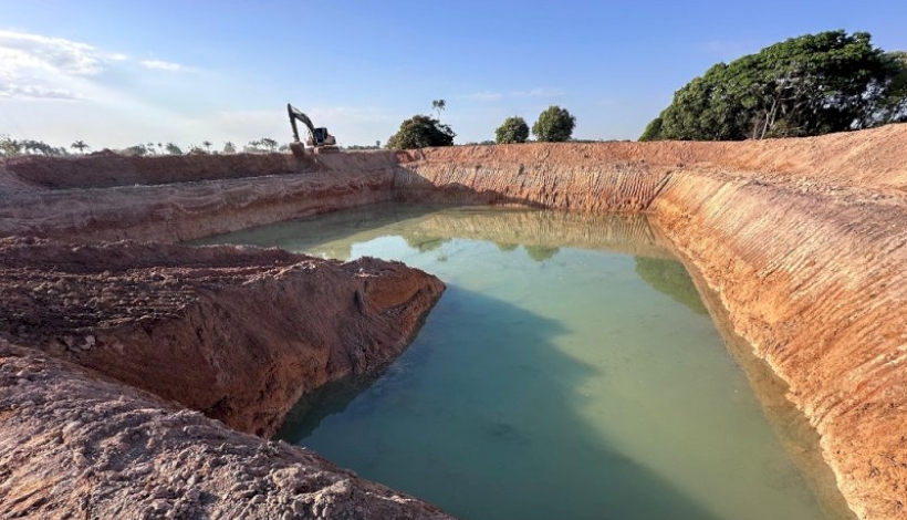 Reservatório deverá suprir as necessidades de água na Linha 03 da Gleba União