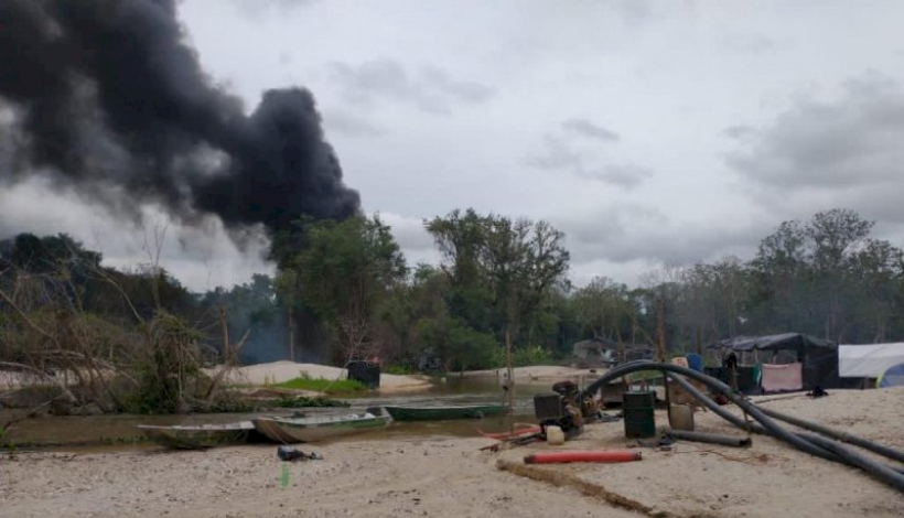 Operação conjunta em terra indígena prende 33 suspeitos de garimpagem ilegal