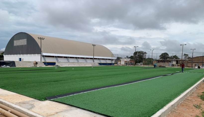 Campo Sintético deverá ser entregue aos desportistas Matupaenses