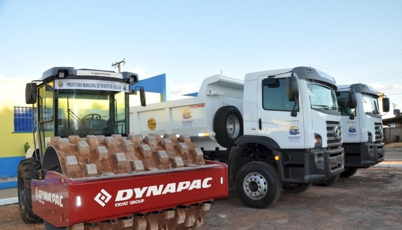 Peixoto de Azevedo chega a 41 maquinários e veículos públicos adquiridos 