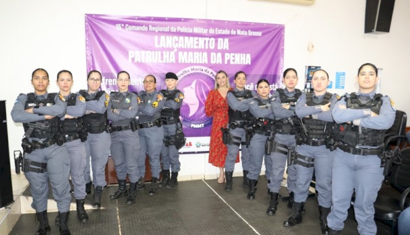 Patrulha Maria da Penha passa a atuar em Matupá