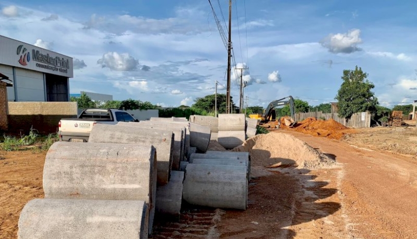 Obras de Drenagem Pluvial no Setor Industrial de Matupá