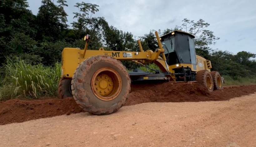100 km da Estrada E-60 será recuperada pela Prefeitura de Matupá