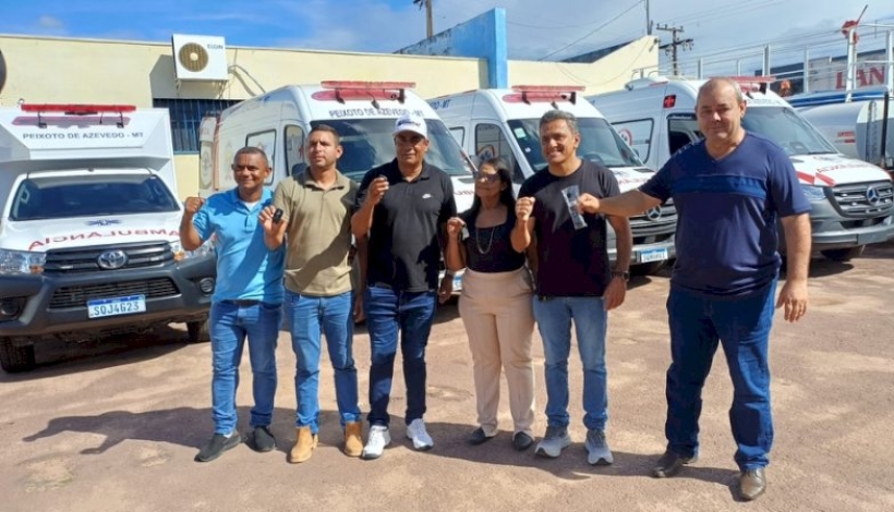 Prefeitura de Peixoto adquire 04 novas ambulâncias 0 km