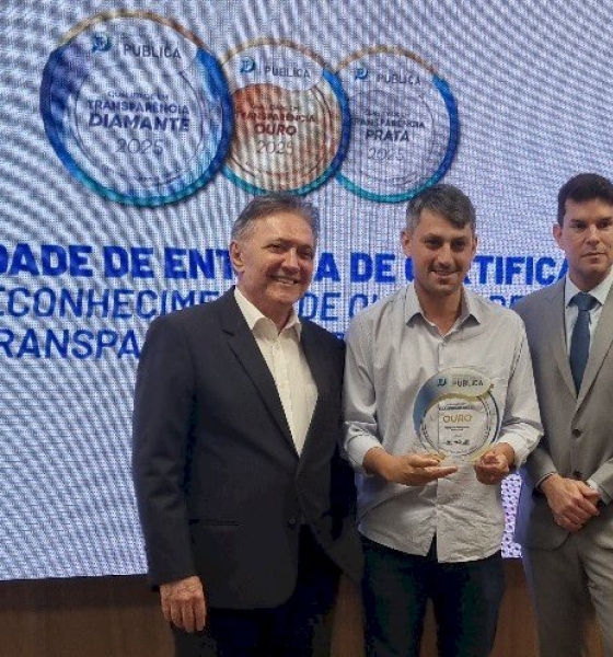 Prefeito de Matupá, Bruno Mena, conquista Selo Ouro em Transparência Pública pelo TCE-MT