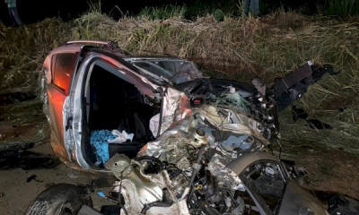 Homem de 50 anos morre e duas pessoas ficam feridas em acidente na BR-163 em MT