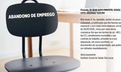 Aviso de Rescisão Contratual - Instituto São Lucas