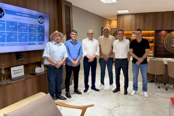 Governador reeleito recebe Prefeito e Vereadores Matupaenses