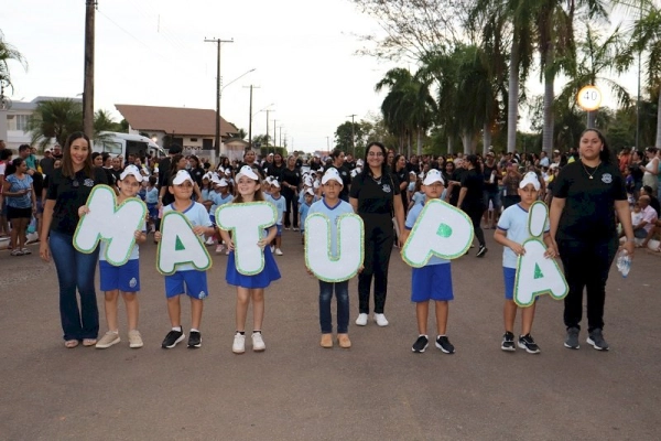 Milhares participam do desfile cívico da Independência em Matupá