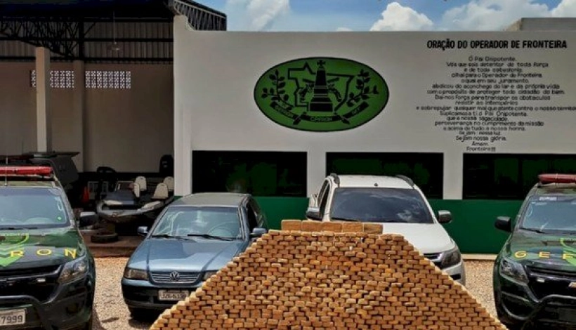 Oito pessoas são presas e 700 kg de pasta base de cocaína