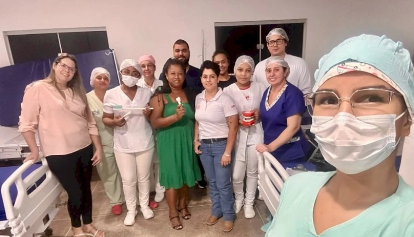 Quadro de Enfermagem do HM de Guarantã atualiza conhecimentos