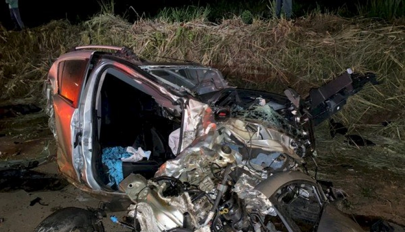 Homem de 50 anos morre e duas pessoas ficam feridas em acidente na BR-163 em MT