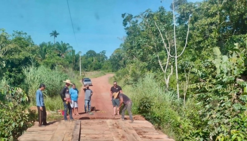 Força-Tarefa de recuperação de estradas em Guarantã do Norte