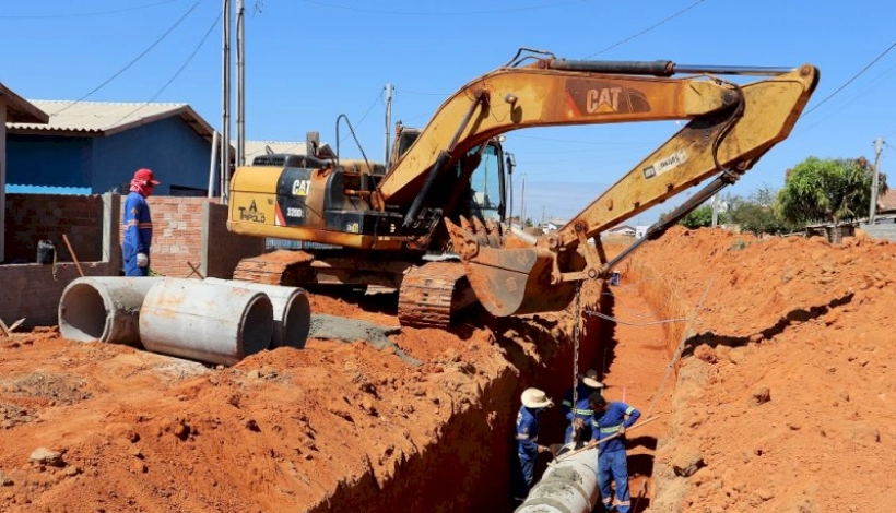 Unidades Habitacionais construidas em 2019 recebem infraestrutura de drenagem pluvial