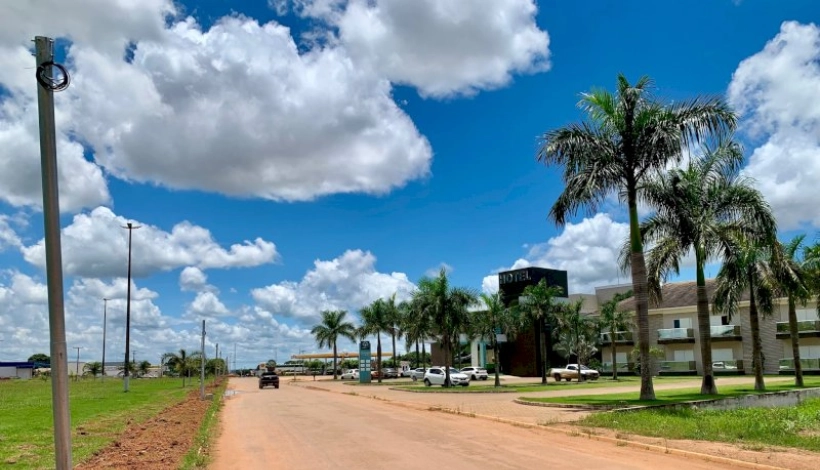 Iluminação de LED para entrada e saída de Matupá