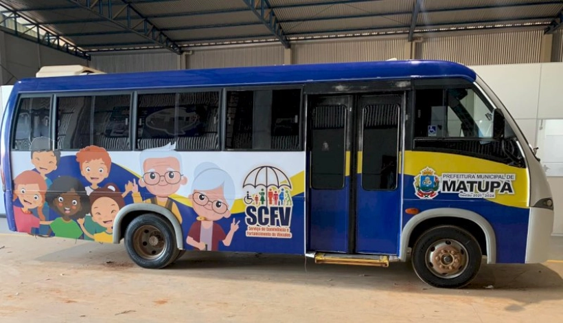 Micro-Ônibus do SCFV Matupaense ganha novo visual