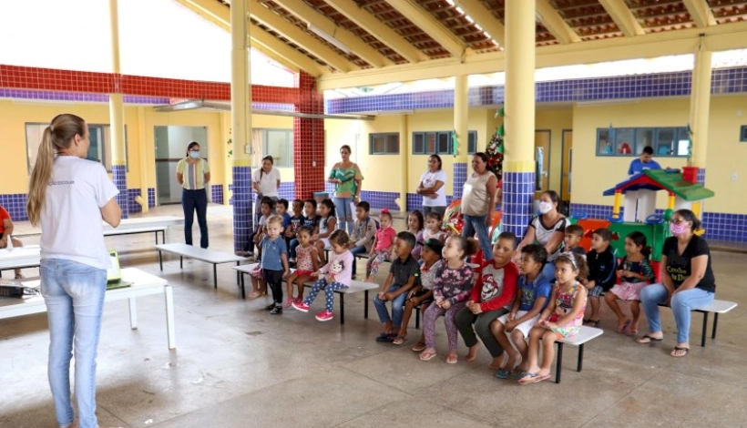 PSE promove ações preventivas na Creche Bela Vista
