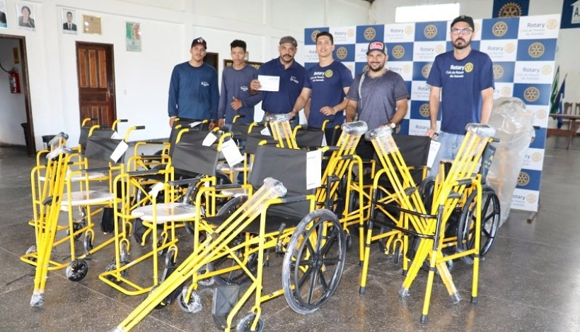 Rotary Clube faz 1ª aquisição de cadeiras de rodas em 2022