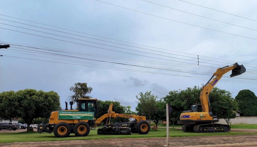 Guarantã do Norte amplia frota de maquinários por meio de articulação técnica e política