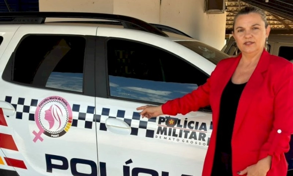 Matupá recebe viatura para Patrulha Maria da Penha
